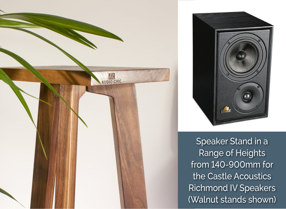 Castle Acoustics Richmond IV Speaker Stands 140-900mm (Pair)