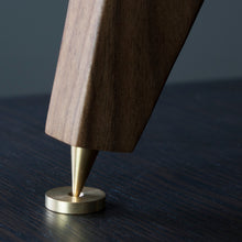 Load image into Gallery viewer, The Crane Tri-Leg Speaker stands with solid brass speaker spikes and shoes for audio enhancement