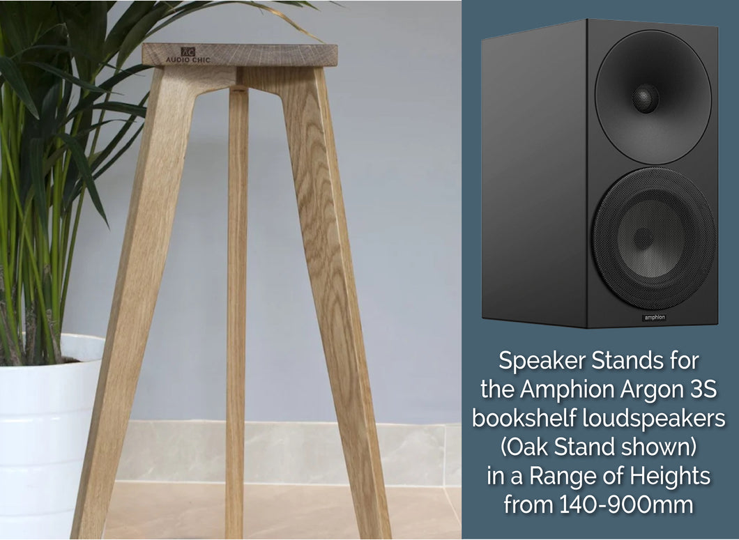 Amphion Argon 3S Bookshelf Loudspeakers Stands 140-900mm (Pair)