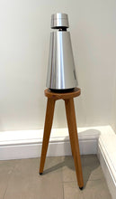 Load image into Gallery viewer, B-and-O-Beosound-1-speaker-egret-speaker-stand-by-audio-chic against a white wall.