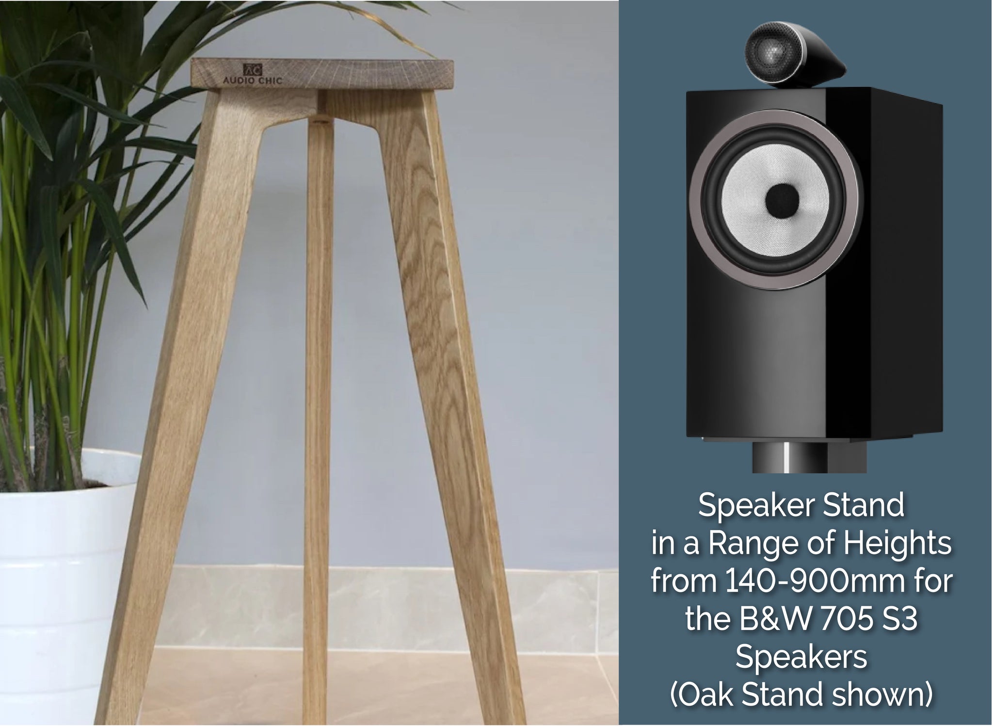 B&w shops center speaker stand