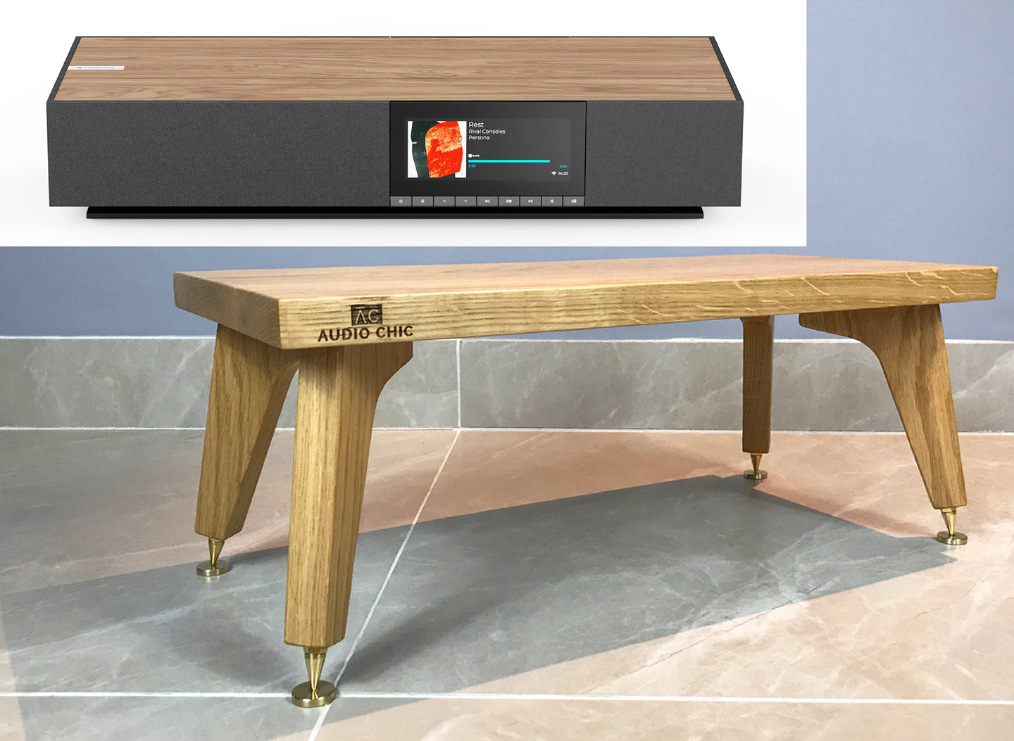 Cambridge Audio Evo One Hardwood Centre Speaker Stand (Single)