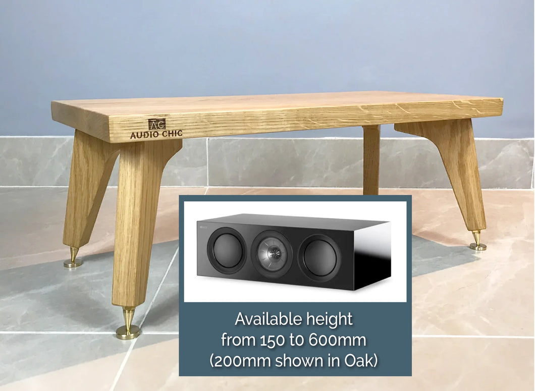 Hardwood Speaker Stand for KEF R2c Centre Channel Speaker (Single)