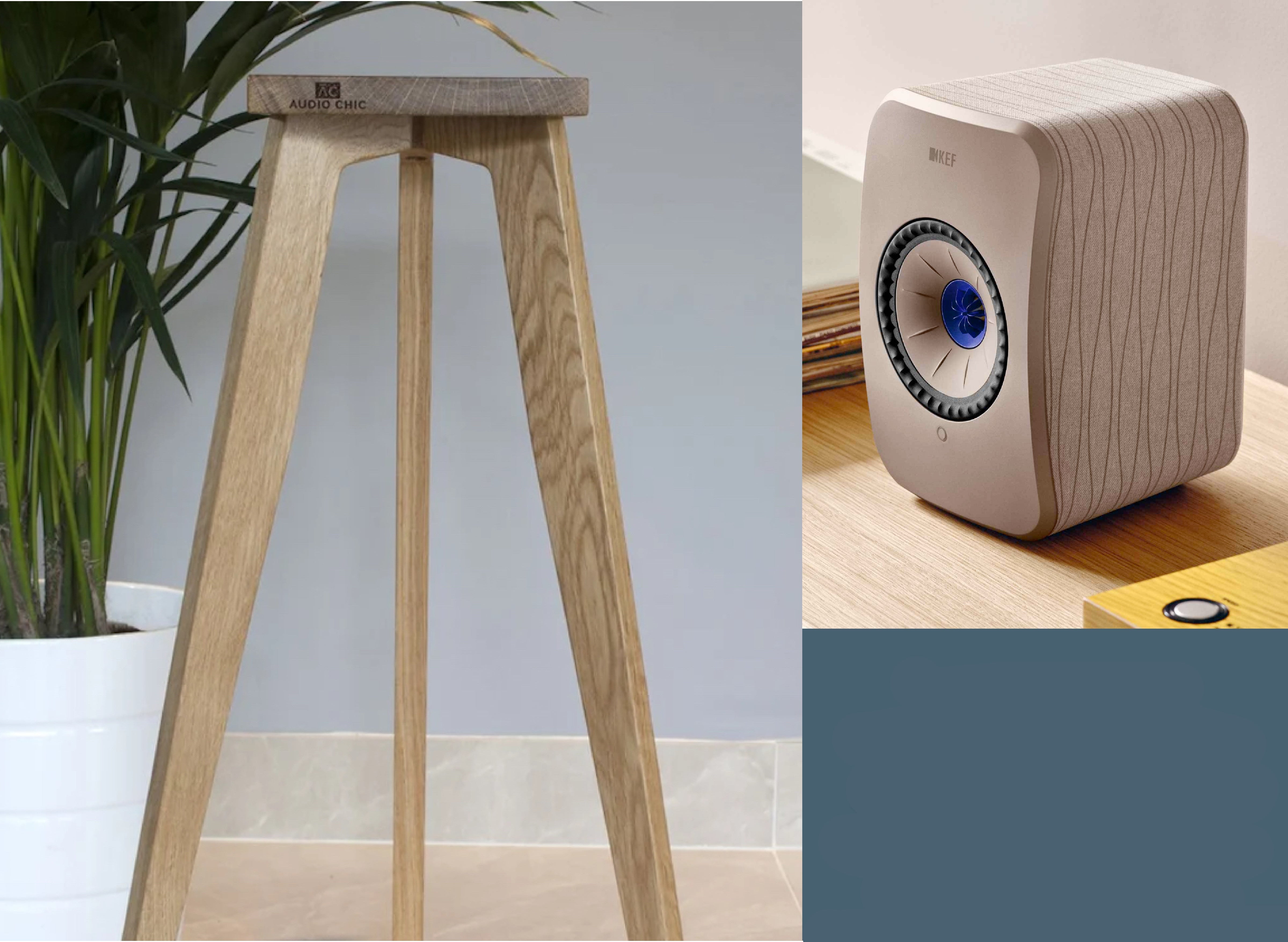 KEF LSX II Speaker Stands 140-900mm (Pair)
