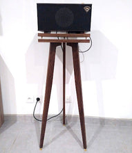 Load image into Gallery viewer, Klipsch-The-Three-speaker-stand-by-audio-chic on a plain white wall