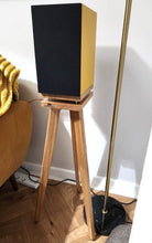 Load image into Gallery viewer, Pro-ject-speaker-box-5-S2-The-Heron-700-Oak-Iso-Plinths-by-audio-chic against a white wall