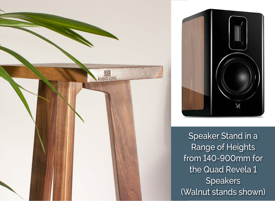Quad Revela 1 Speaker Stands 140-900mm (Pair)