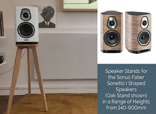 Load image into Gallery viewer, Sonus Faber Sonetto I Speaker Stands 140-900mm (Pair) - Shaped Top Plate