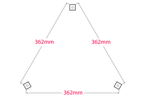 ATC SCM7 Speaker Stands 140-900mm (Pair) - Shaped Top Plates