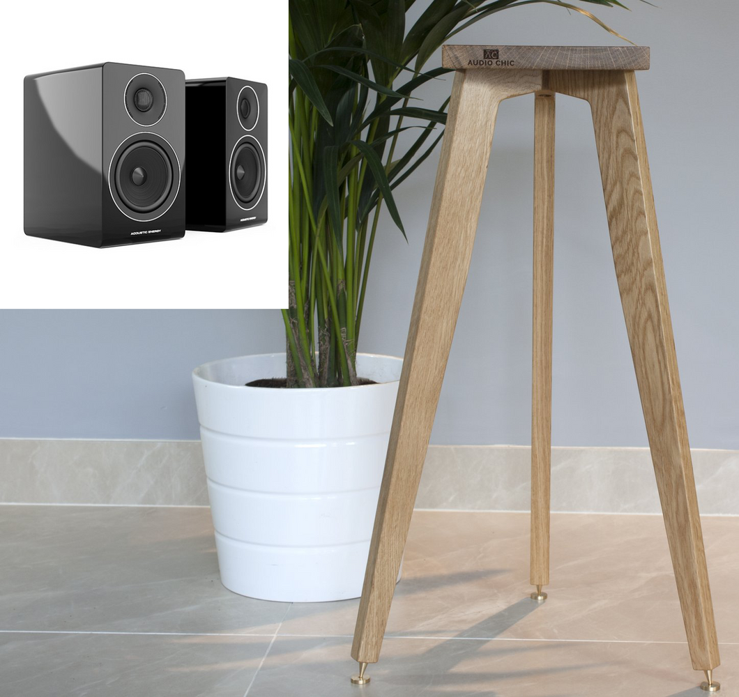 Acoustic Energy AE300 Speaker Stands 140-900mm Range in height by Audio Chic