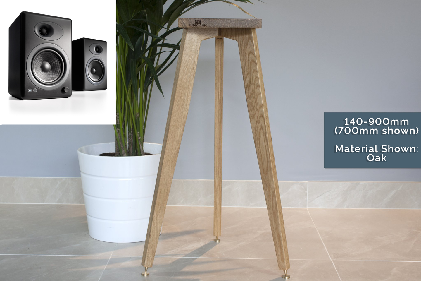 AudioEngine A5+ Speaker Stands 140-900mm (Pair)