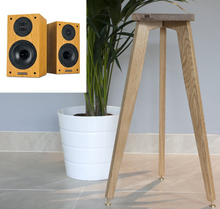 Load image into Gallery viewer, Spendor S3/5R2 Speaker Stands with top plates to perfectly fit spendor speakers