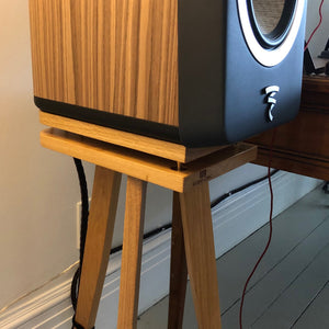 Focal Kanta close up speaker on a speaker stand by Audio Chic