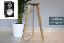 Load image into Gallery viewer, Monitor Audio 100 Speaker stands made from solid timber