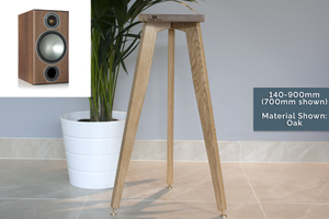 Monitor Audio Bronze 2 Speaker stands made from solid timber