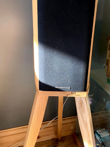 Wharfedale DIamond 9.1 Speaker Stands Perfectly Seated