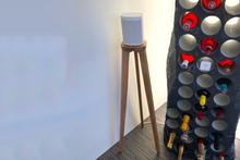 Load image into Gallery viewer, Sonos One Solid Oak Wooden Speaker Stand with a Shaped Top Plate