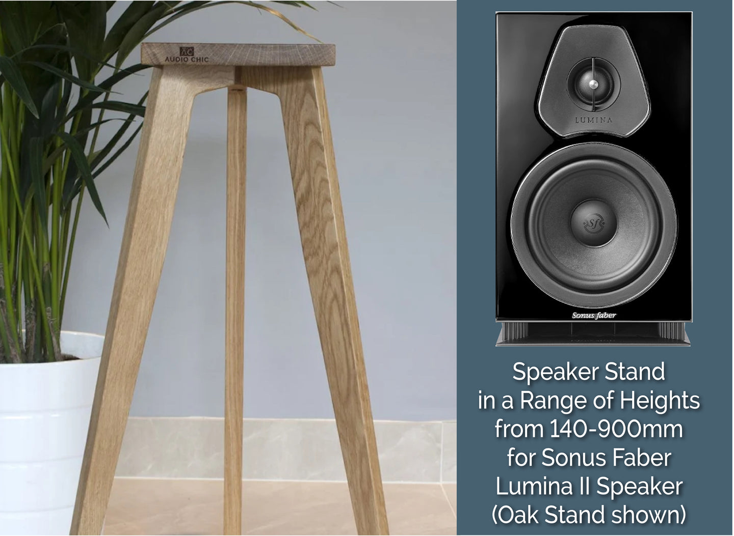 Sonus Faber Lumina II Speaker Stands 140-900mm (Pair)