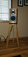 Load image into Gallery viewer, Sonus Faber Sonetto I Speaker Stands with perfectly Shaped Top Plates to match