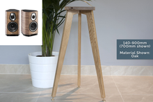 Load image into Gallery viewer, Sonus Faber Sonetto I Speaker Stands with perfectly Shaped Top Plates to match