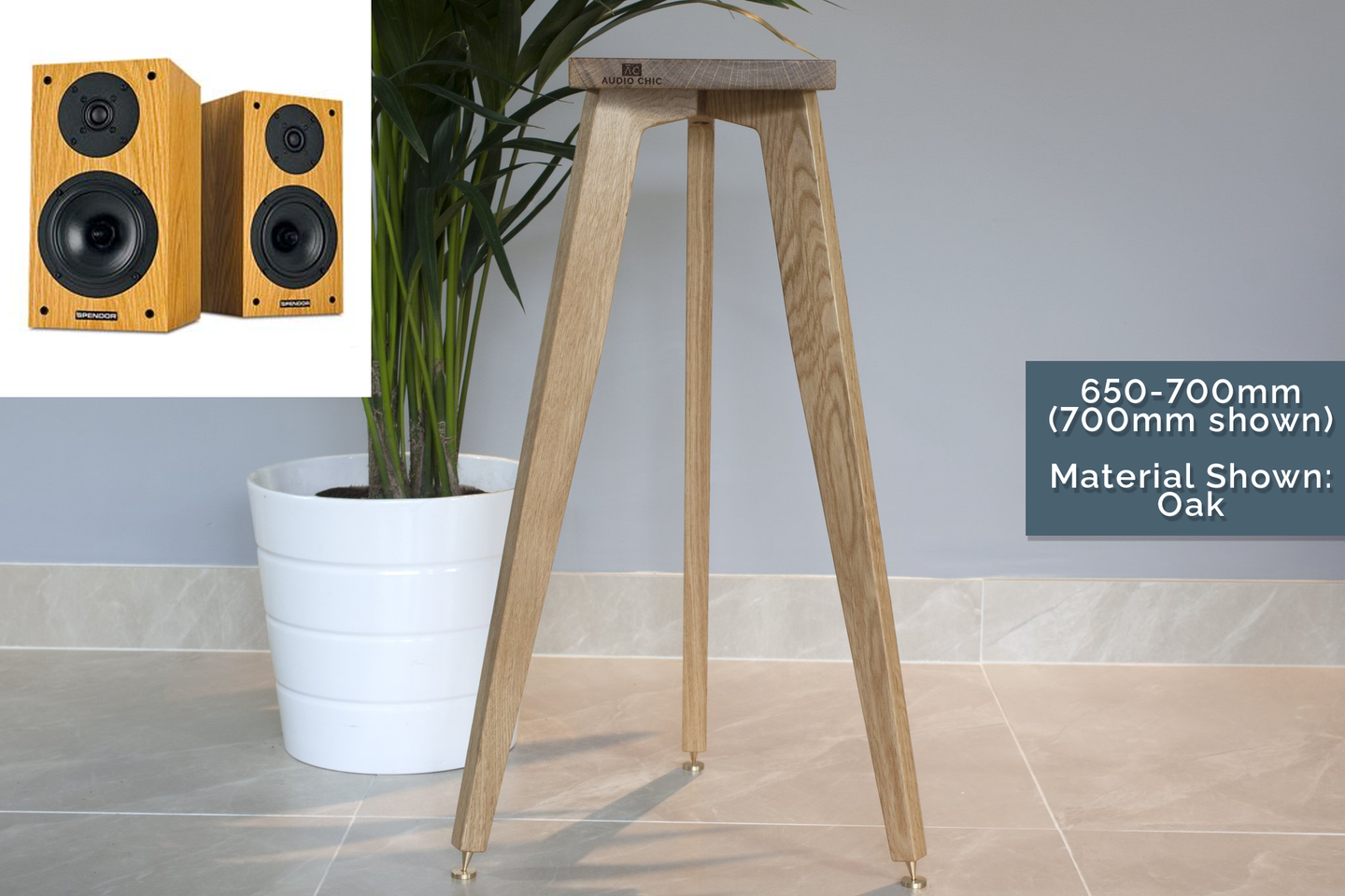 Spendor S3/5R2 Speaker Stands with top plates to perfectly fit spendor speakers