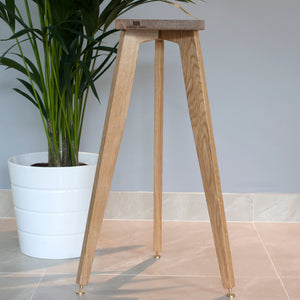 The Bittern Tripod Hardwood Bookshelf Speaker Stands 700mm (Pair) - AUDIO CHIC