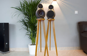 JERN Speaker Stands 140-900mm (Pair)  - Shaped Top Plate